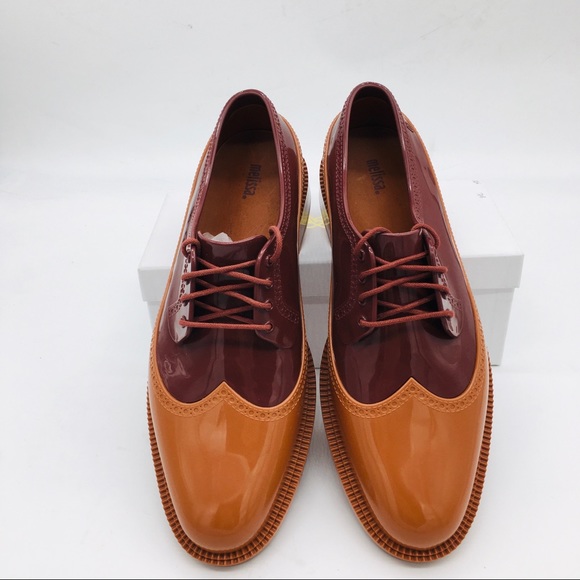 Melissa Other - Melissa Brown PVC Lace Up Oxford Shoes